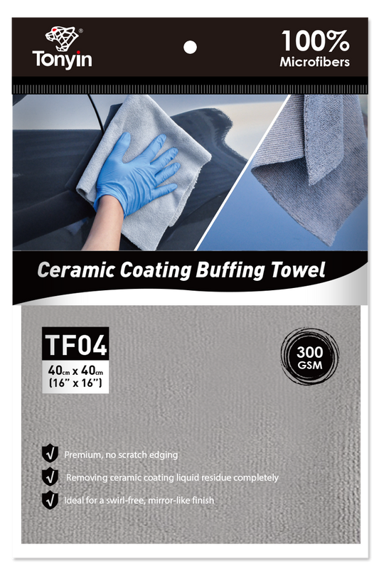 CERAMIC COATING BUFFING TOWEL (40 x 40cm 300gsm)